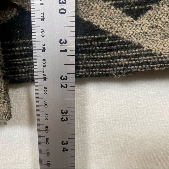 High Line Vintage Southwest Style Coat W/Faux Fur Collar and Cuffs Size Medium - Picture 15 of 16